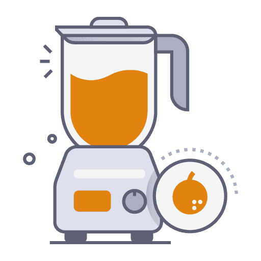 Ilustración de licuadora