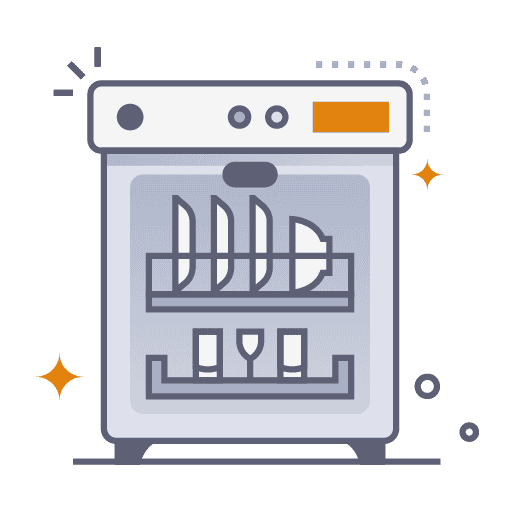 Ilustración de lavavajillas